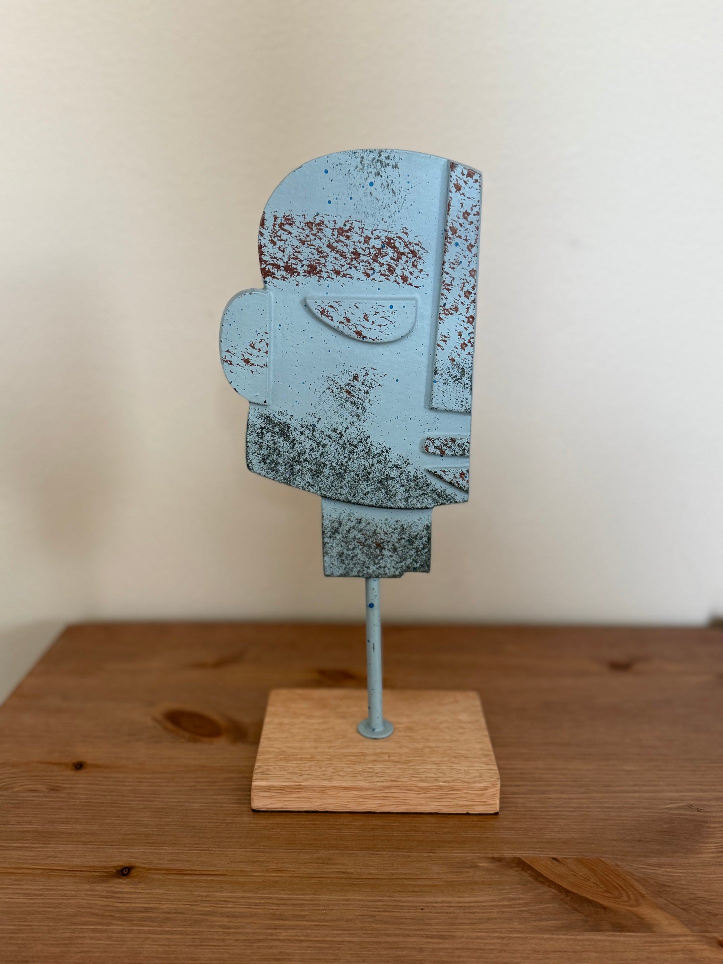 HD Designs “Salute” Metal Sculptural Accent - Modern Statement Figurine
