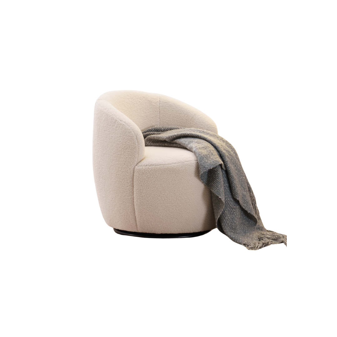 Ascendia Fabric Swivel Armchair "3 Colors"