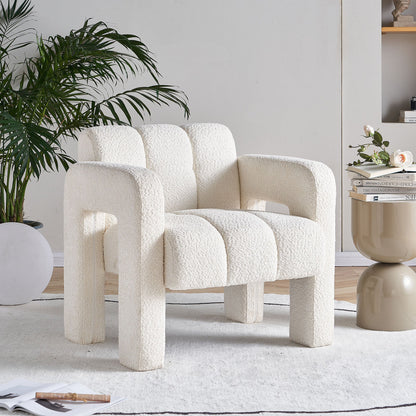 Ascendia 31.10" Wide Boucle Upholstered Accent Chair