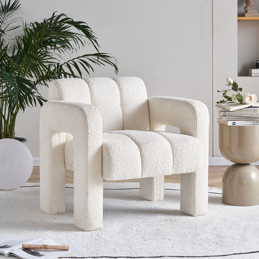 Ascendia 31.10" Wide Boucle Upholstered Accent Chair
