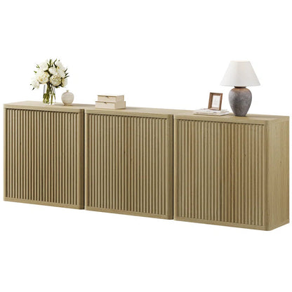 Modern Buffet Sideboard With Adjustable Shelves And Storage