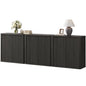 Modern Buffet Sideboard With Adjustable Shelves And Storage