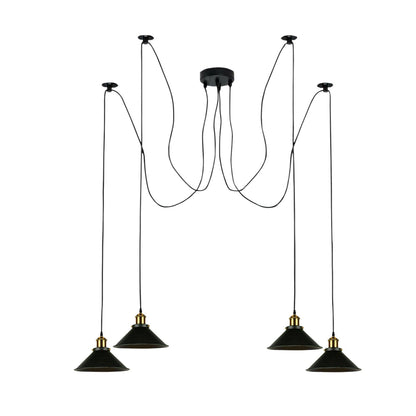 Multi Fleming Spider Pendant Light Black ~6165-5