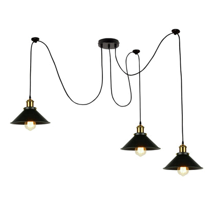 Multi Fleming Spider Pendant Light Black ~6165-4
