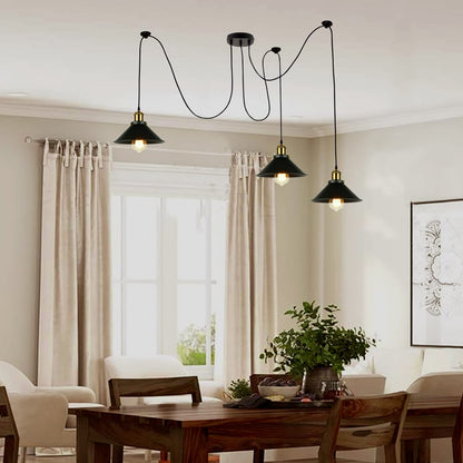 Multi Fleming Spider Pendant Light Black ~6165-0