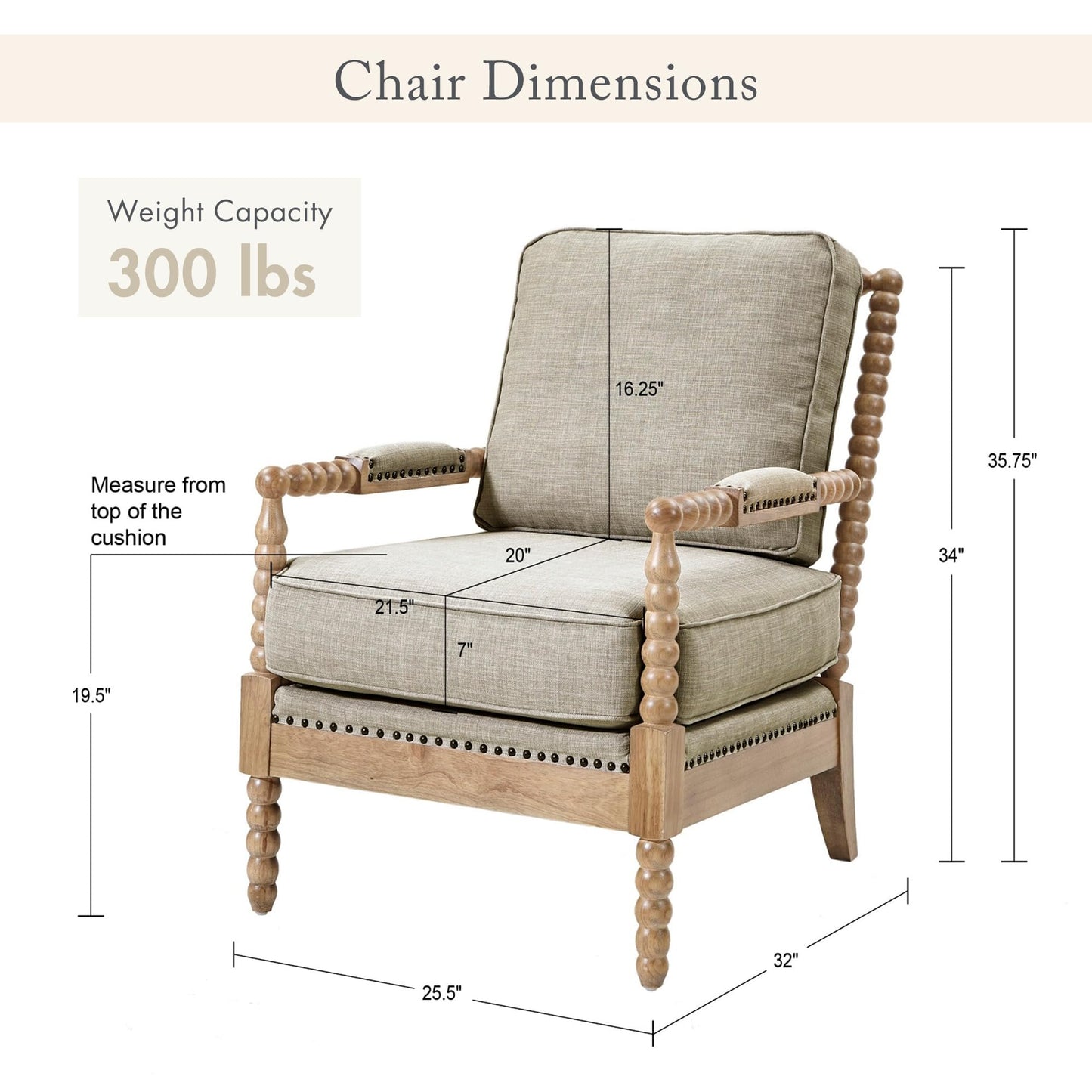 Madison Park Donohue Mid-Century Modern Accent Chairs - Light Grey