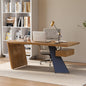 Homary 70" Modern Executive Desk, Home Office Desk with Drawers