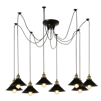 Multi Fleming Spider Pendant Light Black ~6165-9