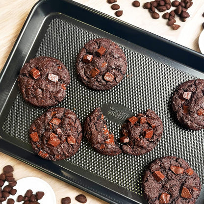 Baker's Secret Baking Sheet Pan Set – 2x Cookie Sheets for Oven