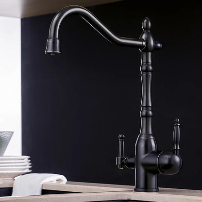 Antique Copper Kitchen Faucet-2