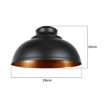 Black Metal Retro Ceiling Pendant Light Shade Easy Fit Lampshade ~6158-5