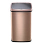 Gold 13-Gallon Stainless Steel Kitchen Trash Can with Motion Sensor Lid