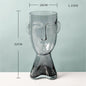 Ascendia Abstract Human Face Glass Flower