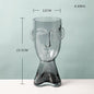 Ascendia Abstract Human Face Glass Flower