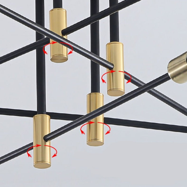 Ascendia Modern Chandelier LED Ceiling Lamp