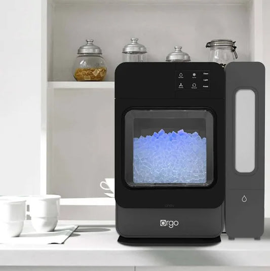 Orgo Products Sonic Countertop Ice Maker – Nugget Ice, 33lbs, Black
