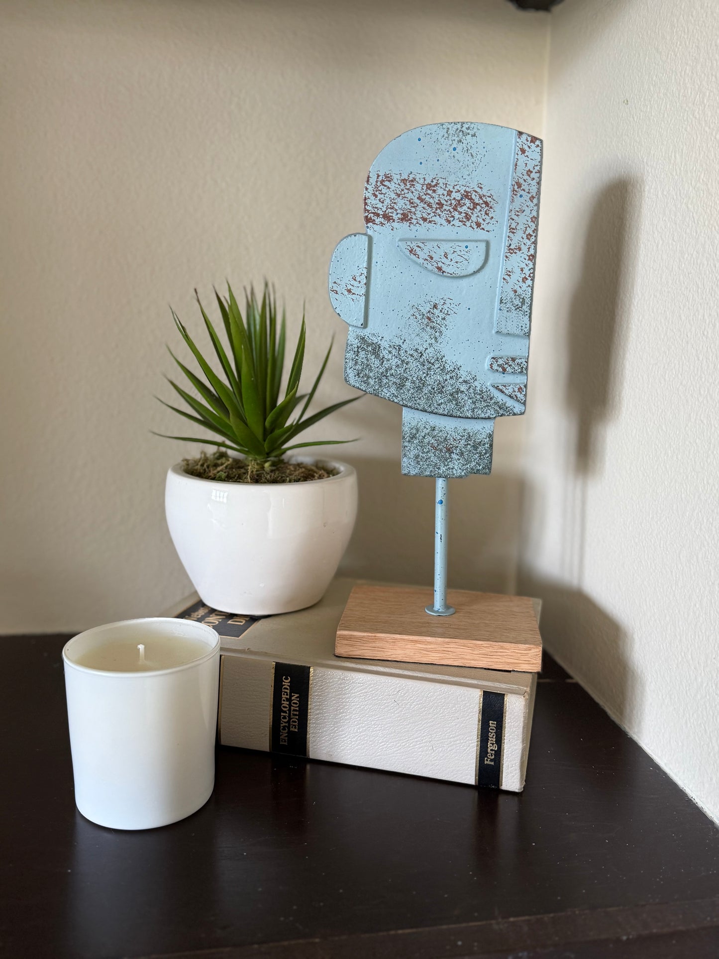 HD Designs “Salute” Metal Sculptural Accent - Modern Statement Figurine