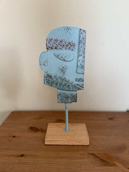 HD Designs “Salute” Metal Sculptural Accent - Modern Statement Figurine