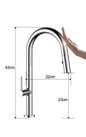 Touch-sensitive Copper Kitchen Faucet-4