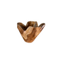 Ascendia Hand-Carved Wooden Bowl – Sculptural Accent
