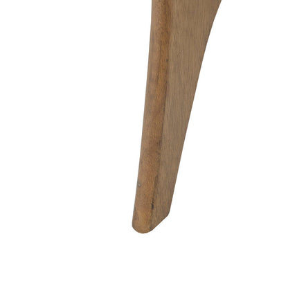 Ink+Ivy Blaze Triangle Wood Side Table – Natural Elm Finish