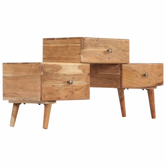 Solid Acacia Wood TV Cabinet 42.5"x11.8"x19.2"