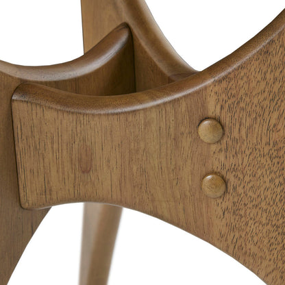 Ink+Ivy Blaze Triangle Wood Side Table – Natural Elm Finish