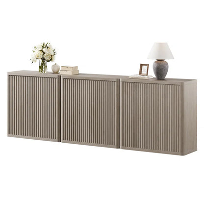 Modern Buffet Sideboard With Adjustable Shelves And Storage