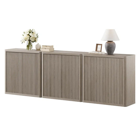Modern Buffet Sideboard With Adjustable Shelves And Storage